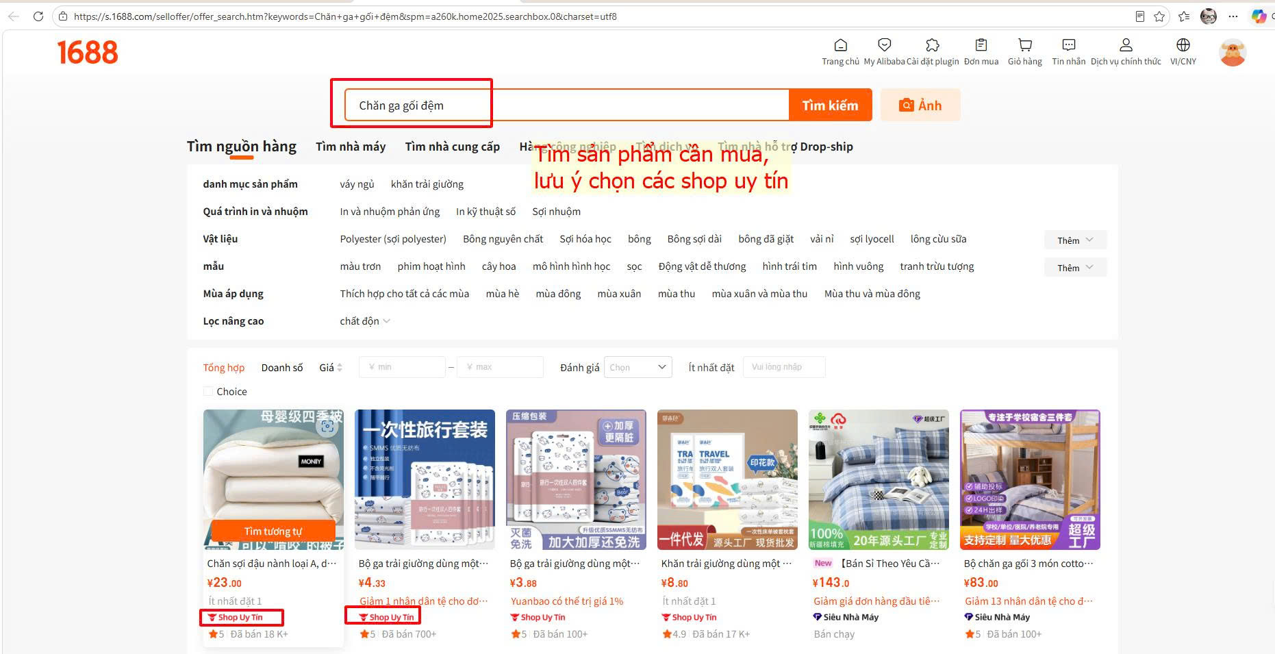 Tìm kiếm sản phẩm